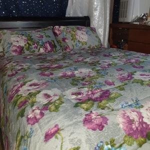 Borrego style sherpa blanket set